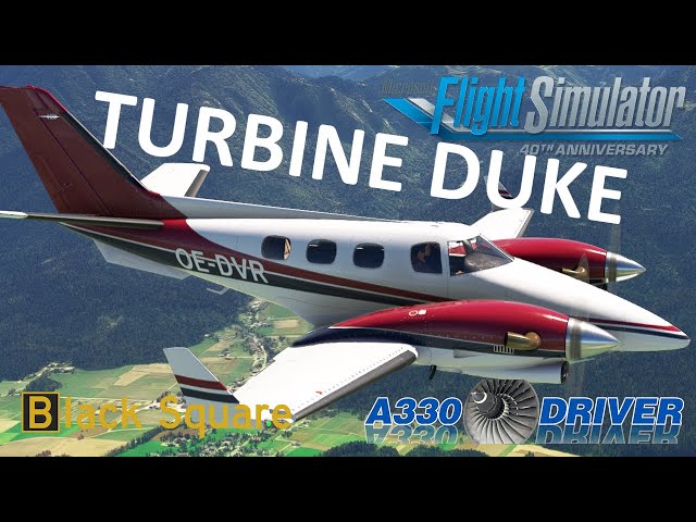 The definition of OVERPOWERED: Let's fly the TURBINE DUKE! | Real Airline Pilot