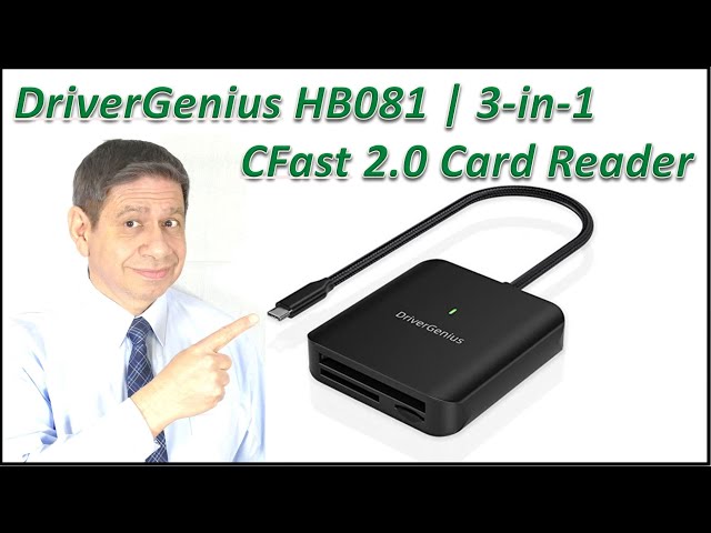 DriverGenius HB081 | 3-in-1 CFast 2.0 Card Reader