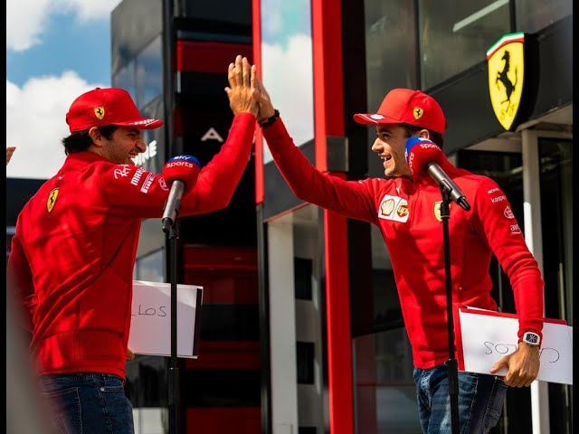 Mr and Mr Challenge Charles Leclerc and Carlos Sainz