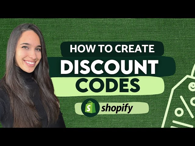 How To Setup and Create Discount Codes in Shopify - Beginner Tutorial