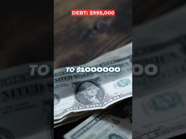 I’m $1,000,000 in debt…