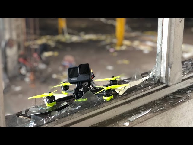 FPV in an Abandoned Factory - First indoor flight