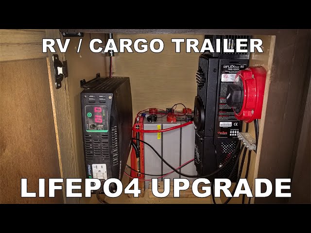 RV/Cargo Trailer - LiFePO4 Upgrade (CALB CA180, Outback Flexmax & Xantrex Inverter)
