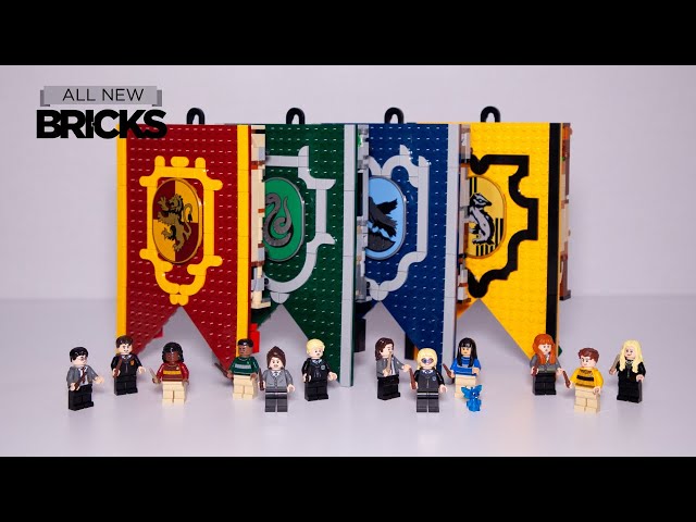 Lego Harry Potter House Banners Compilation Speed Build