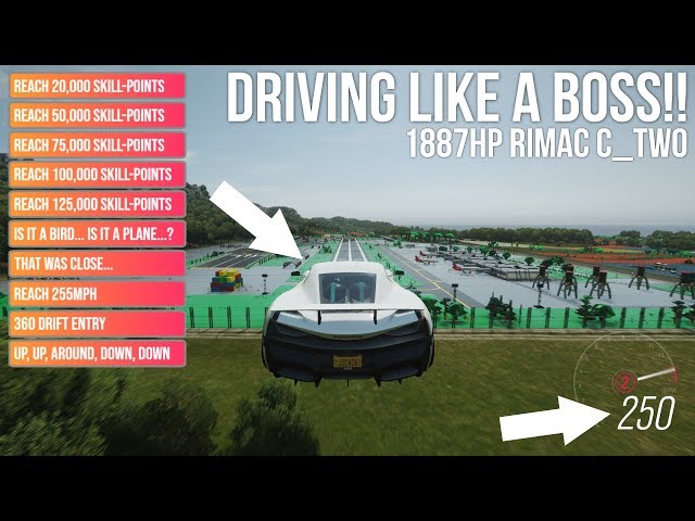 Forza Horizon 4 DRIVING LIKE A BOSS!! - 1887HP Rimac Concept Two