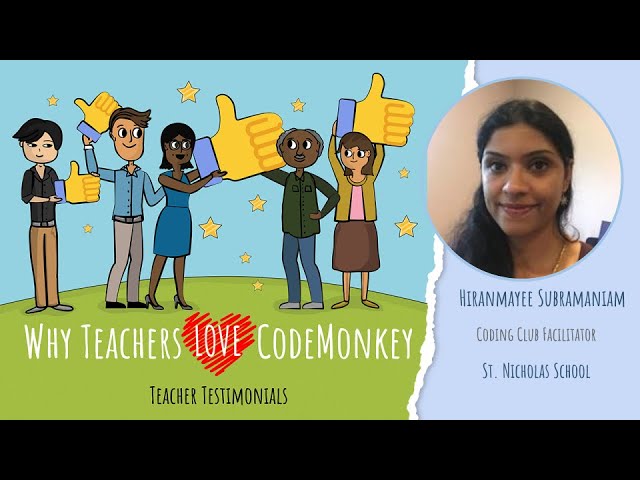 Coding with CodeMonkey - Testimonial with Hiranamayee Subramaniam