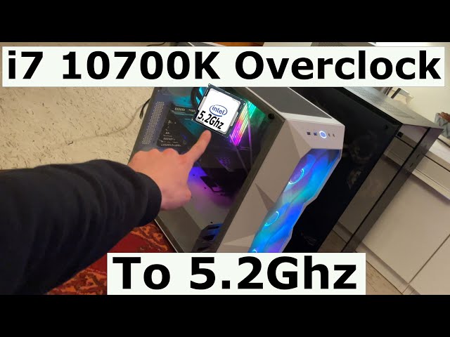 How to OVERCLOCK the i7 10700K to 5.2Ghz