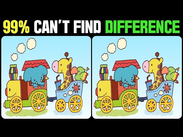 Spot The Difference : Can you find them all? [ Find The Difference #45 ]