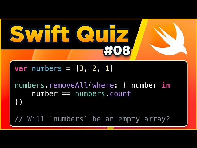 Swift Quiz #08 – Simultaneous Accesses to a Value