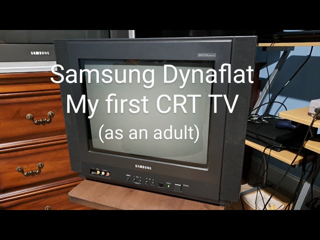 Samsung Dynaflat TXL1491F (or TXM1491F) CRT TV: A great first TV for old games