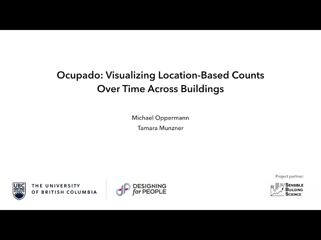 Ocupado: Visualizing Location-Based Counts Over Time Across Buildings