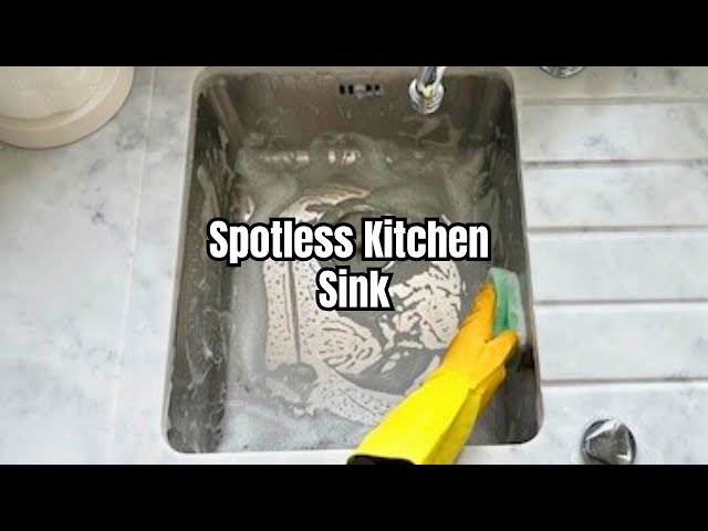How to Clean Your Kitchen Sink and Drain
