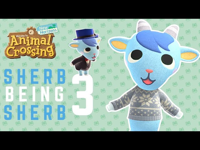Sherb being Sherb 3 - Animal Crossing New Horizons