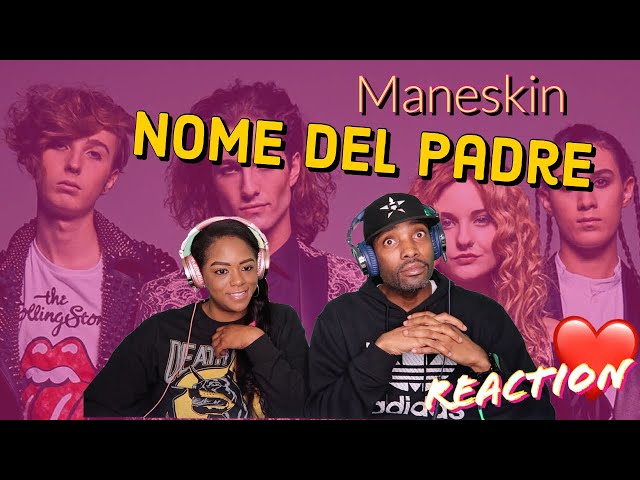 FIRST TIME HEARING MANESKIN "NOME DEL PADRE" REACTION | Asia and BJ