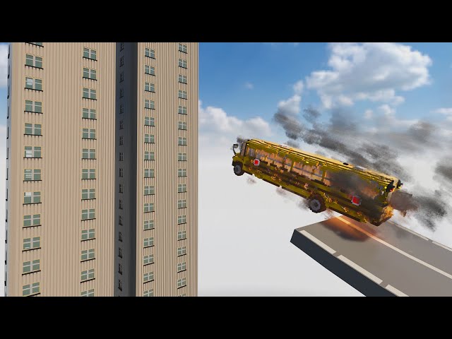 Cars on FIRE VS Wooden Building | Teardown