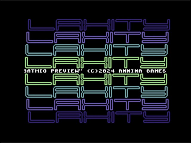 C64 Crack Intro: Laxity Intro #131 (Tuby)  by Laxity!  12 May 2024!