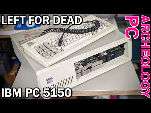 PC Archeology: A left for Dead IBM PC 5150 with a treasure hiding inside 🕷