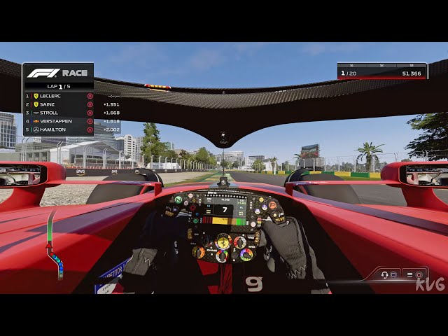 F1 23 - Scuderia Ferrari SF-23 - Cockpit View Gameplay (PS5 UHD) [4K60FPS]