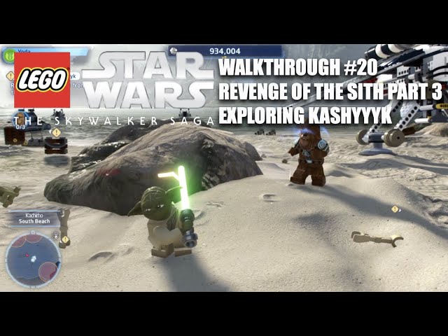LEGO Star Wars The Skywalker Saga Walkthrough #20 Revenge Of The Sith Part 3 Exploring Kashyyyk