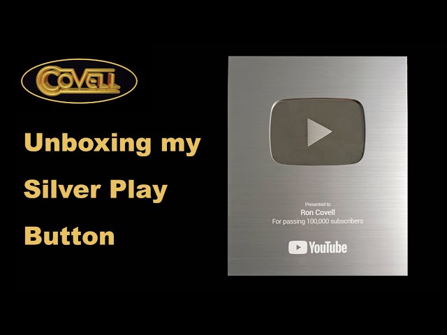 Unboxing my Silver Play Button from YouTube