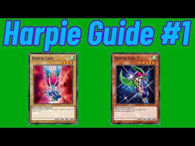 Harpie Deck Guide #1 - Harpie Lady 1 + Vanilla [ Yu-Gi-Oh! TCG / Master Duel ]