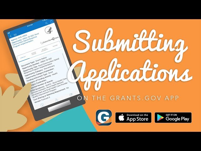 Mobile App: Submitting a Completed Application Within the Grants.gov App