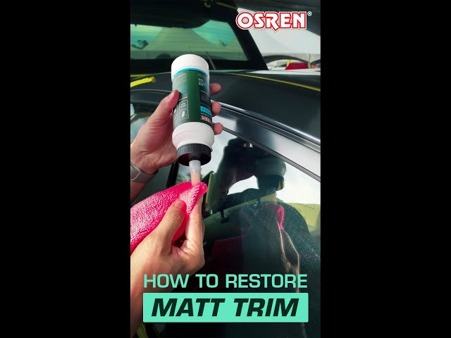 How to restore Matte Trim
