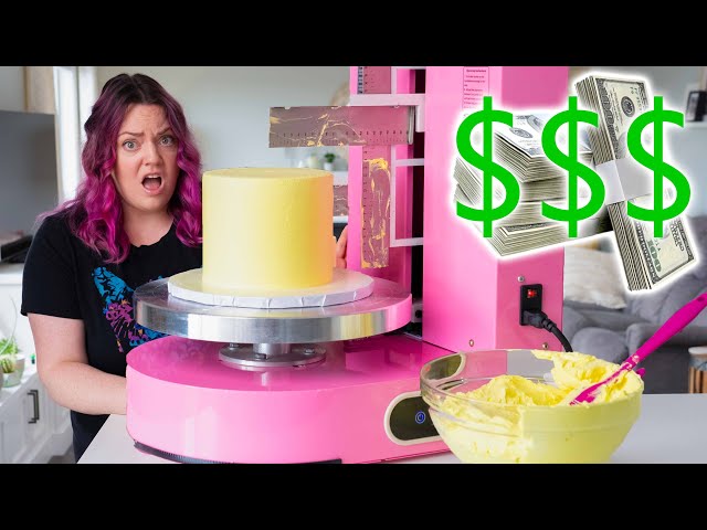 Can This $1000 MACHINE Decorate CAKES Better Than Me?
