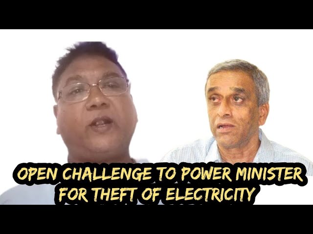 NIZ GOYNKAR EXPOSE THEFT OF ELECTRICITY IN GOA