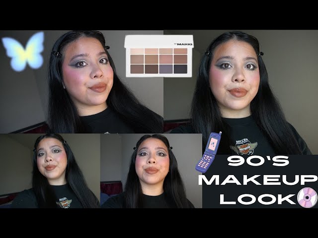 NEW Makeup BY MARIO Master MATTES PALETTE: THE NEUTRALS  REVIEW AND TUTORIAL 90's GLAM
