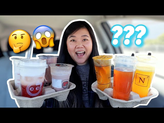 Letting BOBA SHOP Workers DECIDE My BOBA DRINKS! (bc they know the best ones right??)