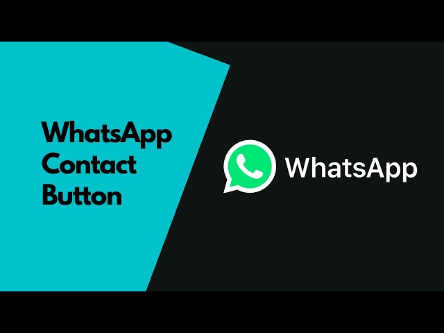 How To Create A WhatsApp Contact Button For Your Website - Part 1 - Live Blogger