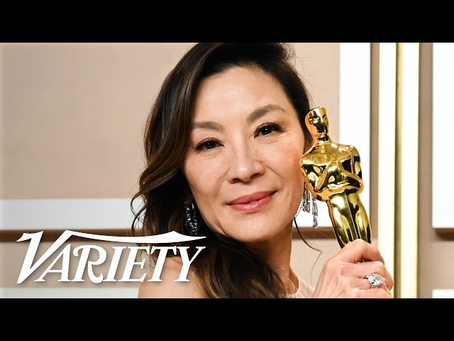 Michelle Yeoh - Best Actress in 'Everything Everywhere' - Full Oscar Backstage Pressroom Speech