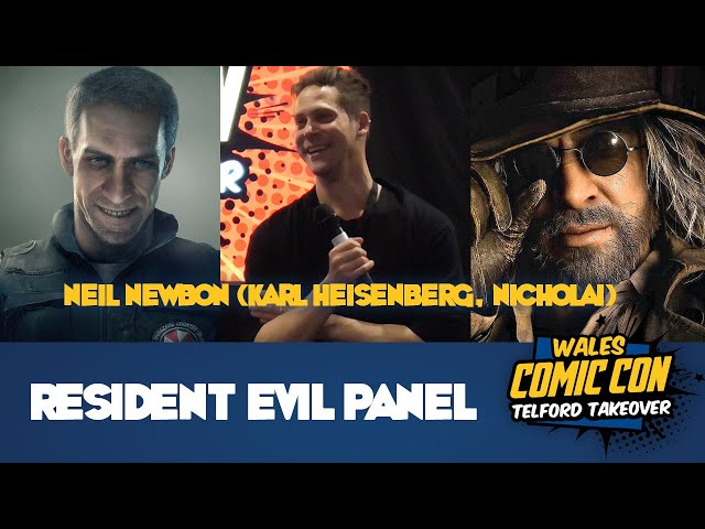 Resident Evil Panel With Neil Newbon (Karl Heisenberg, Nicholai, Nemesis) - Wales Comic Con Dec 2022