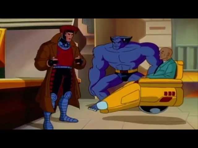 X-Men The Animated Series - GAMBIT THIEVING AROUND