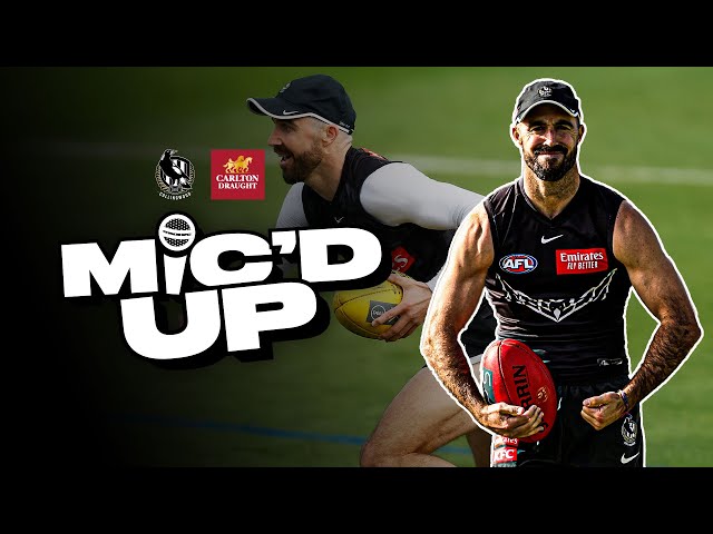 Go inside Collingwood training with Steele Sidebottom on the Mic 🎙️ | Mic'd Up