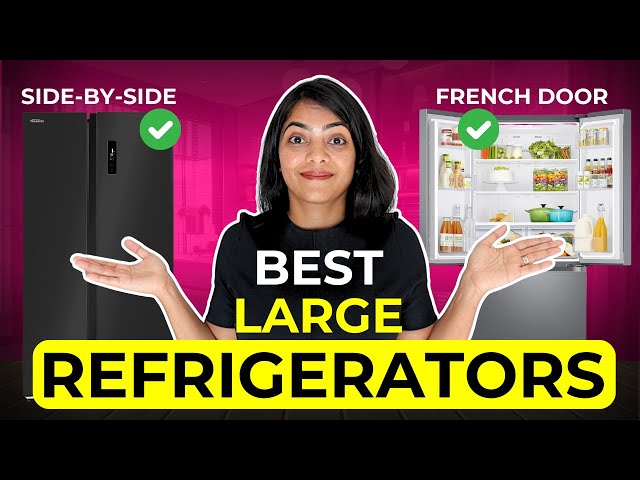 👆Best side by side and french door refrigerators 2024