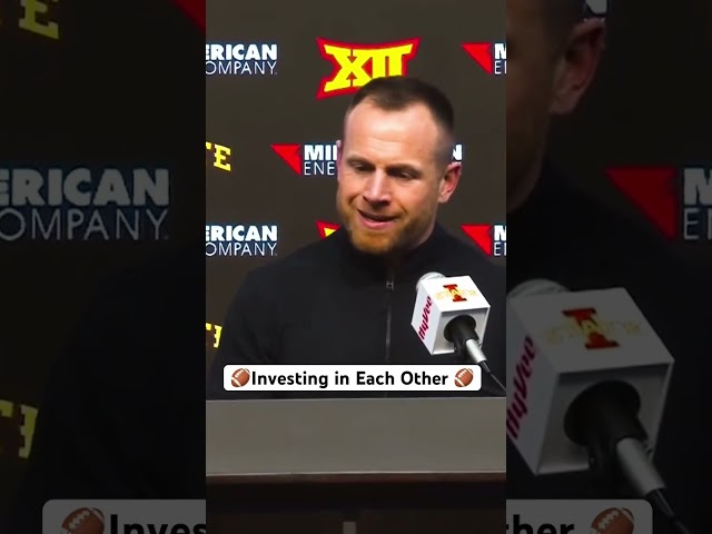 Iowa State Assistant Head Coach & Running Backs Coach Tyler Roehl on Investing in Each Other