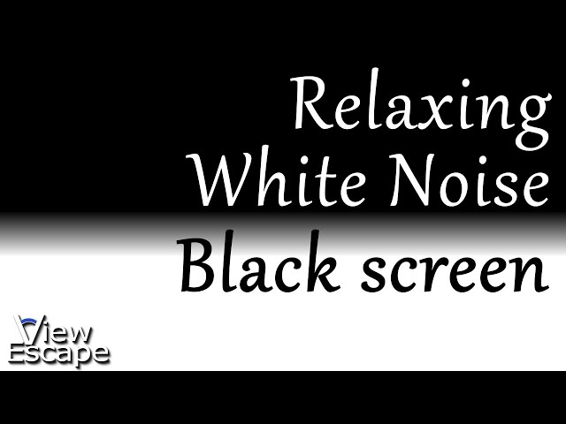 Relaxing White Noise on Black Screen | HQ sound | No ads - No interruptions - No visuals | 3 HOURS