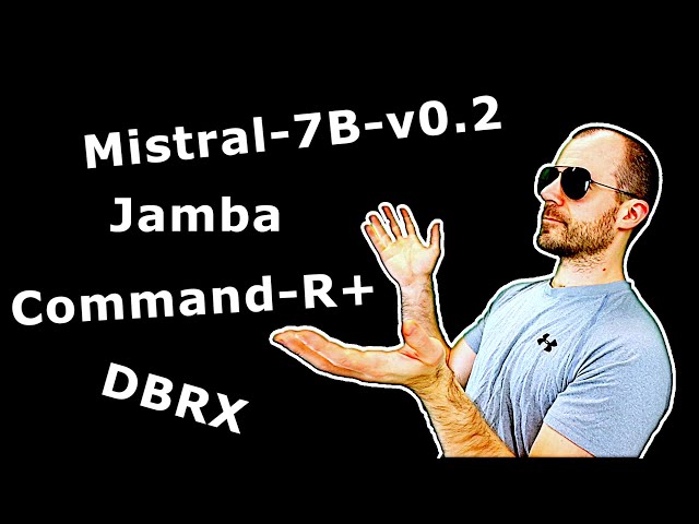 [ML News] Jamba, CMD-R+, and other new models (yes, I know this is like a week behind 🙃)