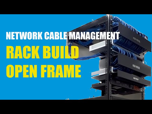 Learning Network Cable Management - A Small Business Open Frame Rack Build