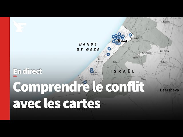 Guerre Israël-Hamas : comprendre en cartes les enjeux d'une possibles offensives terrestre