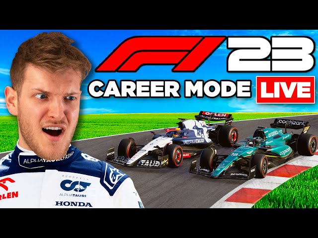 F1 23 Career Mode Playthrough, Austrian, British, Hungarian & Belgian GP's | LIVE 🔴