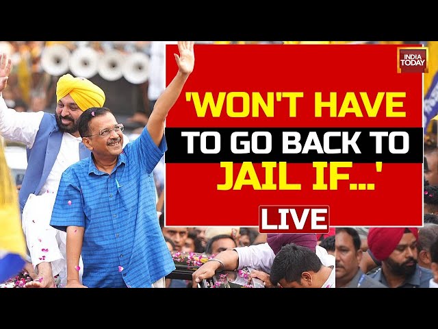 Live: Arvind Kejriwal's Appeal To Voters: 'won't Have To Go Back To Jail If...' | Lok Sabha Election