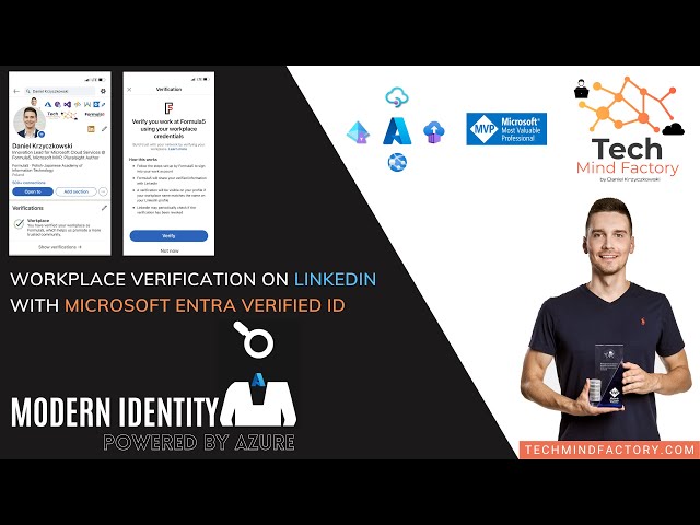 Workplace Verification on LinkedIn with Microsoft Entra Verified ID