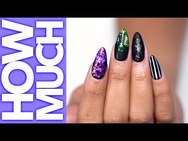 How Much? |  Beetlejuice Nails - Halloween Nails
