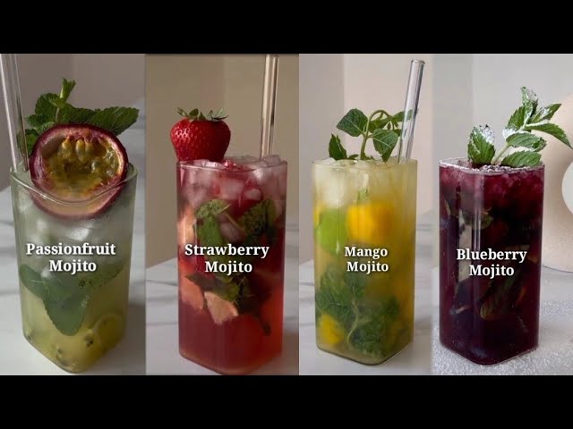 Six Easy Mojito Recipe | Summer Cocktails Drinks
