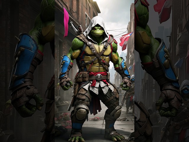 What Ninja Turtles would look like if he became an assassin
