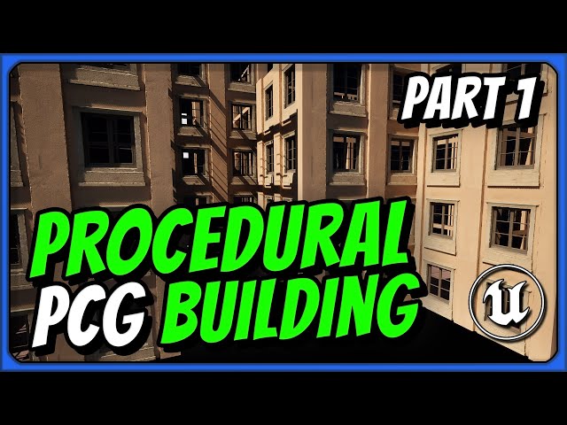 Procedural Building Using PCG and New 5.3 Blueprint Nodes - Part 1 | Unreal Engine 5.3