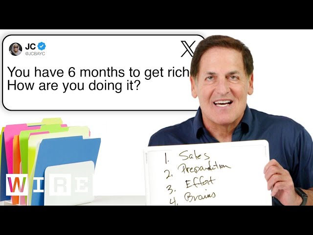 Mark Cuban Answers Business Questions From Twitter | Tech Support | WIRED